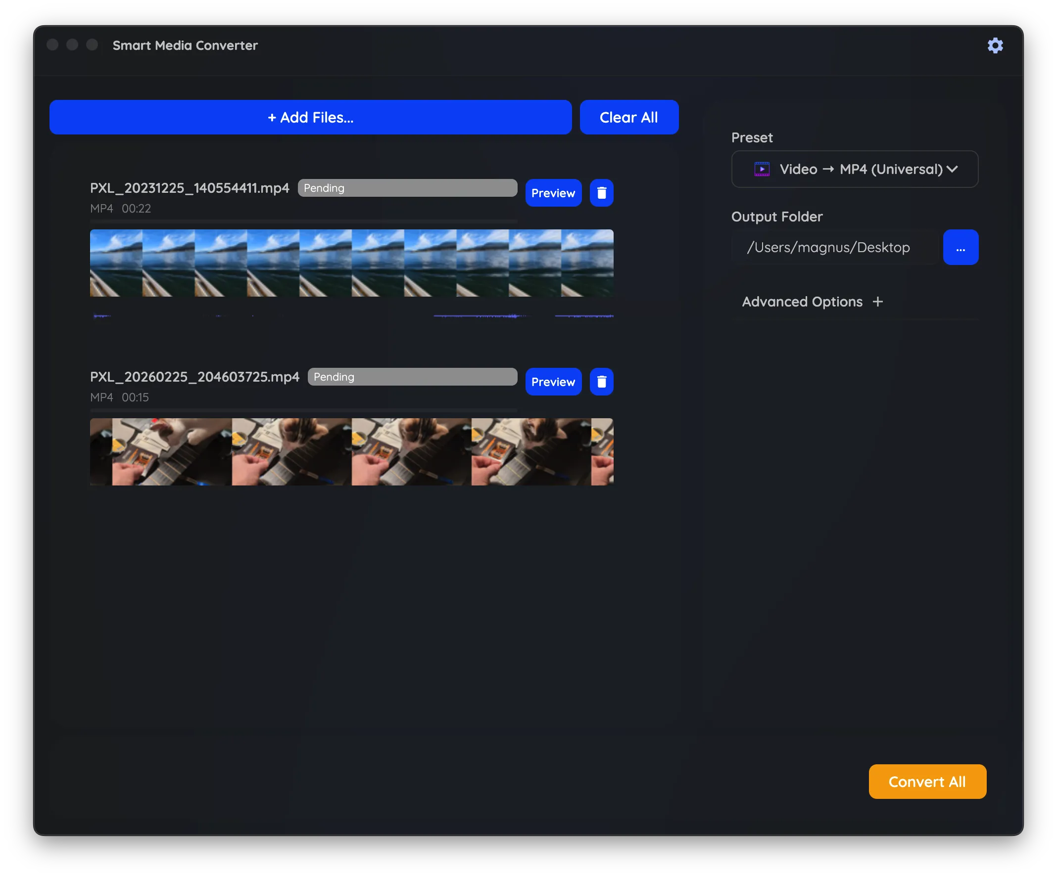 Smart Media Converter screenshot